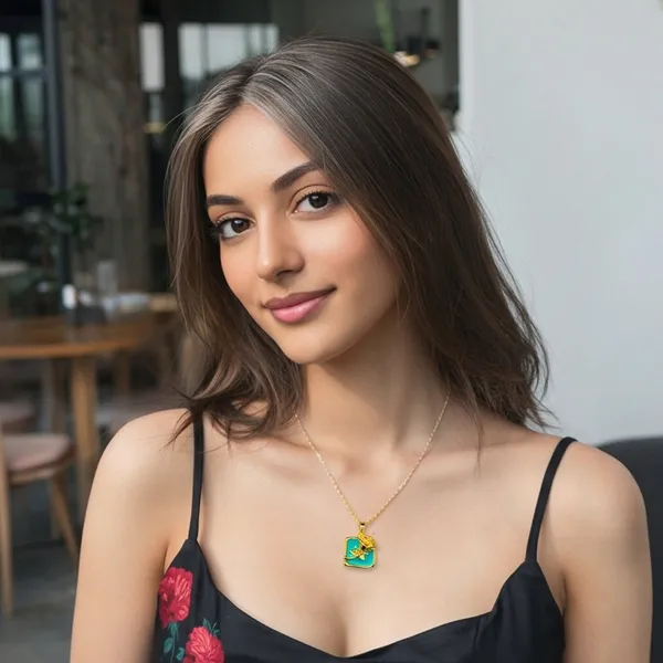 Gold_Plated_With_Green_Brass_18K_Rose_Garden_Pendant_Necklace_For_Women